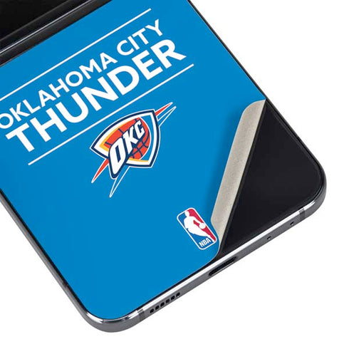 NBA Oklahoma City Thunder Standard - Blue Galaxy Z Flip5 5G Skin