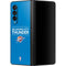 NBA Oklahoma City Thunder Standard - Blue Galaxy Z Fold3 5G Skin