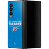 NBA Oklahoma City Thunder Standard - Blue Galaxy Z Fold3 5G Skin