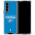 NBA Oklahoma City Thunder Standard - Blue Galaxy Z Fold4 5G Clear Case