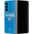 NBA Oklahoma City Thunder Standard - Blue Galaxy Z Fold4 5G Skin