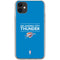 NBA Oklahoma City Thunder Standard - Blue iPhone 11 Clear Case
