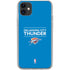 NBA Oklahoma City Thunder Standard - Blue iPhone 11 Clear Case