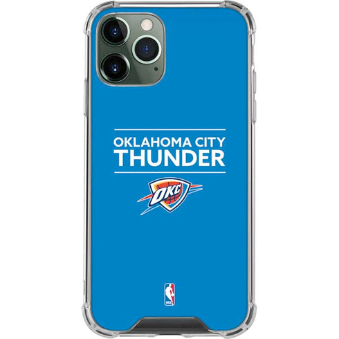 NBA Oklahoma City Thunder Standard - Blue iPhone 11 Pro Max Clear Case