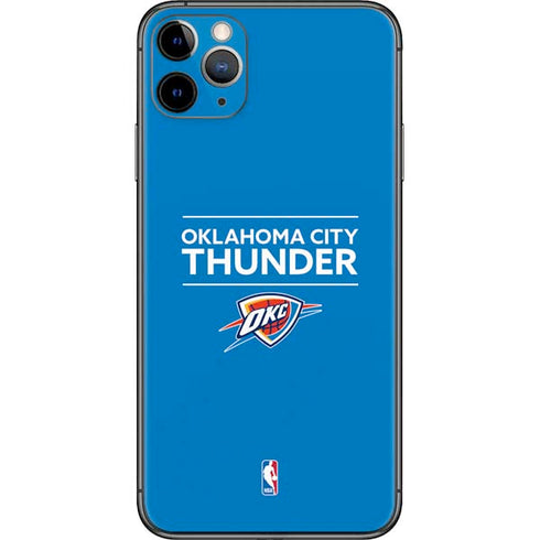 NBA Oklahoma City Thunder Standard - Blue iPhone 11 Pro Max Skin