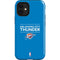 NBA Oklahoma City Thunder Standard - Blue iPhone 12 Mini Impact Case