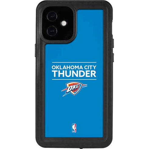 NBA Oklahoma City Thunder Standard - Blue iPhone 12 Mini Waterproof Case