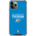 NBA Oklahoma City Thunder Standard - Blue iPhone 12 Pro Clear Case