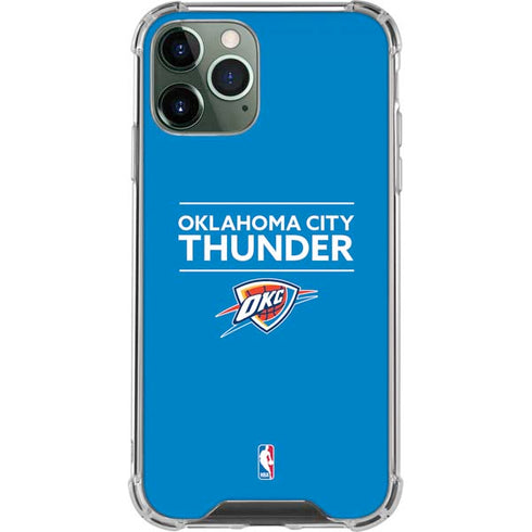 NBA Oklahoma City Thunder Standard - Blue iPhone 12 Pro Max Clear Case