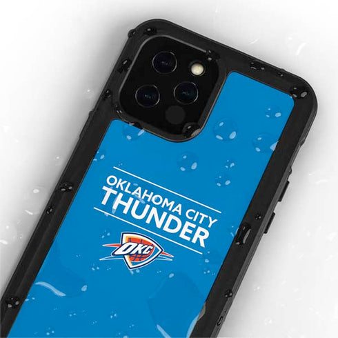 NBA Oklahoma City Thunder Standard - Blue iPhone 12 Pro Waterproof Case
