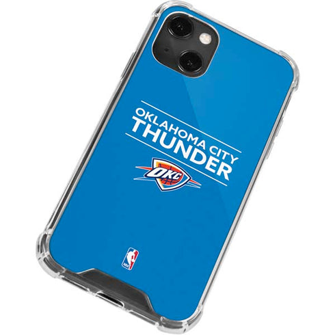 NBA Oklahoma City Thunder Standard - Blue iPhone 13 Mini Clear Case
