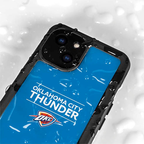 NBA Oklahoma City Thunder Standard - Blue iPhone 13 Mini Waterproof Case