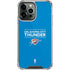 NBA Oklahoma City Thunder Standard - Blue iPhone 13 Pro Max Clear Case