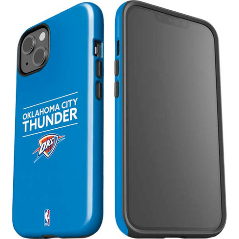 NBA Oklahoma City Thunder Standard - Blue iPhone 15 Plus Impact Case