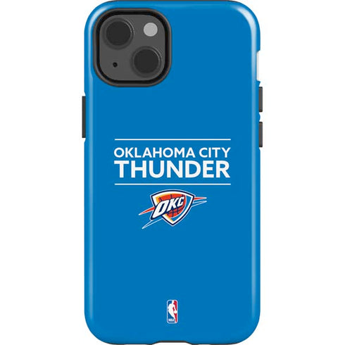 NBA Oklahoma City Thunder Standard - Blue iPhone 15 Impact Case