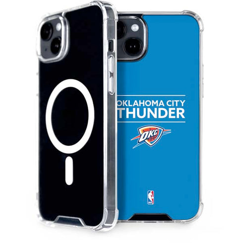 NBA Oklahoma City Thunder Standard - Blue iPhone 15 Plus MagSafe Case