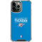 NBA Oklahoma City Thunder Standard - Blue iPhone 14 Pro Max Clear Case