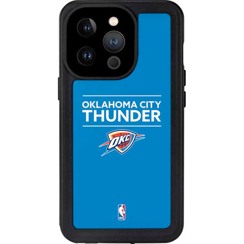 NBA Oklahoma City Thunder Standard - Blue iPhone 14 Pro Waterproof Case
