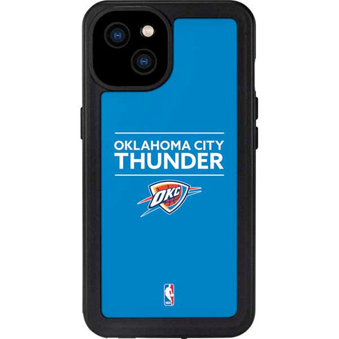 NBA Oklahoma City Thunder Standard - Blue iPhone 15 Plus Waterproof Case
