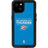 NBA Oklahoma City Thunder Standard - Blue iPhone 15 Plus Waterproof Case