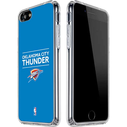 NBA Oklahoma City Thunder Standard - Blue iPhone SE (2nd & 3rd Gen) Clear Case