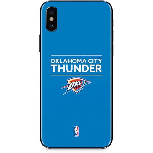 NBA Oklahoma City Thunder Standard - Blue iPhone XS Max Skin
