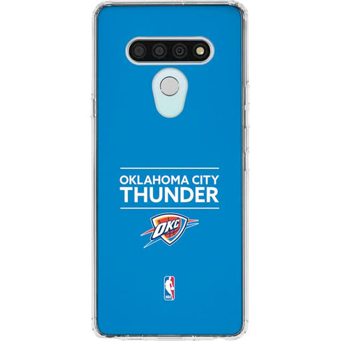 NBA Oklahoma City Thunder Standard - Blue LG Stylo 6 Clear Case