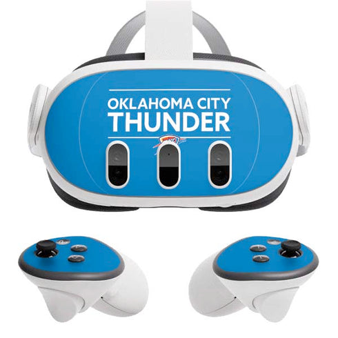 NBA Oklahoma City Thunder Standard - Blue Meta Quest 3 Skin