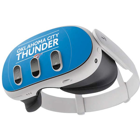 NBA Oklahoma City Thunder Standard - Blue Meta Quest 3 Skin