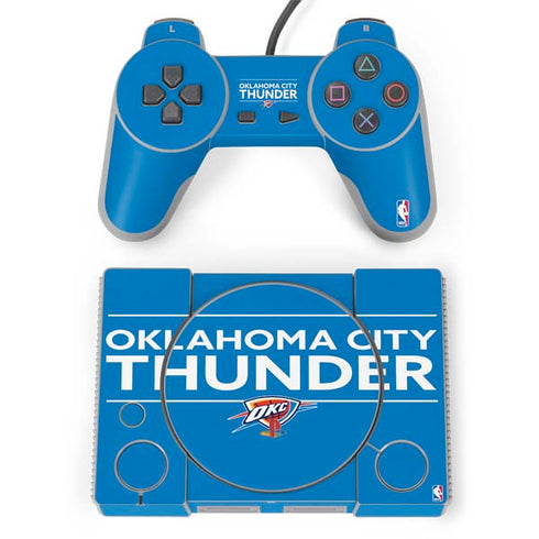 NBA Oklahoma City Thunder Standard - Blue PlayStation Classic Bundle Skin