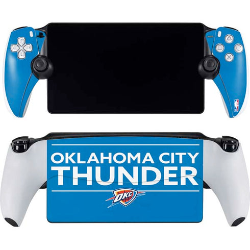 NBA Oklahoma City Thunder Standard - Blue PlayStation Portal Remote Player Skin