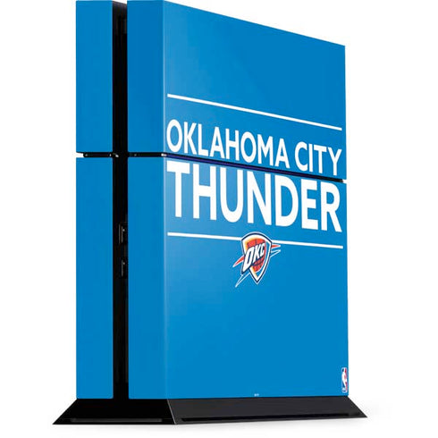NBA Oklahoma City Thunder Standard - Blue PS4 Console Skin