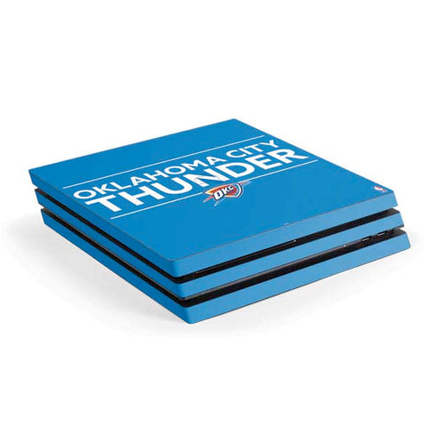 NBA Oklahoma City Thunder Standard - Blue PS4 Pro Console Skin