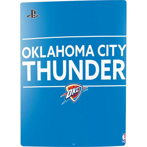 NBA Oklahoma City Thunder Standard - Blue PS5 Console Skin