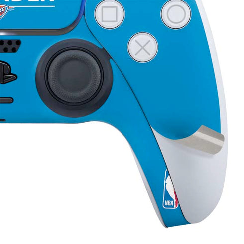 NBA Oklahoma City Thunder Standard - Blue PS5 Slim Digital Edition Bundle Skin