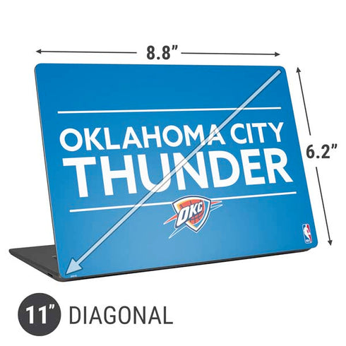 NBA Oklahoma City Thunder Standard - Blue Universal Laptop 11in (8.8 x 6.2in) Skin