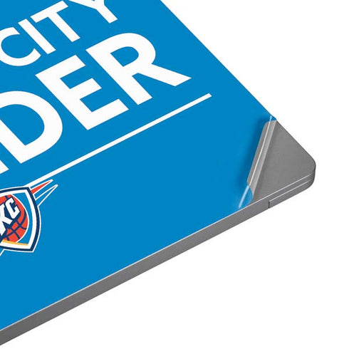 NBA Oklahoma City Thunder Standard - Blue Universal Laptop 18in (14.6 x 10.6in) Skin