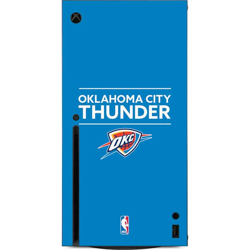 NBA Oklahoma City Thunder Standard - Blue Xbox Series X Console Skin
