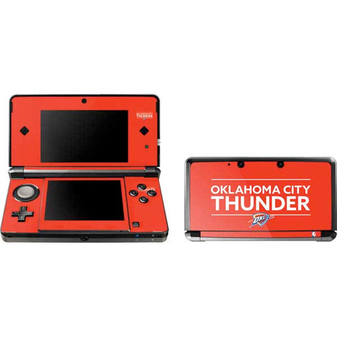 NBA Oklahoma City Thunder Standard - Orange 3DS (2011) Skin