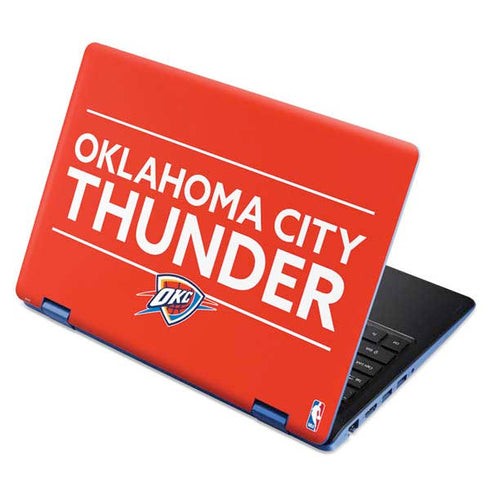 NBA Oklahoma City Thunder Standard - Orange Aspire R11 11.6in Skin