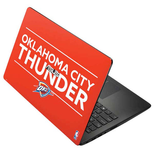 NBA Oklahoma City Thunder Standard - Orange Asus X502CA 15.6 Skin
