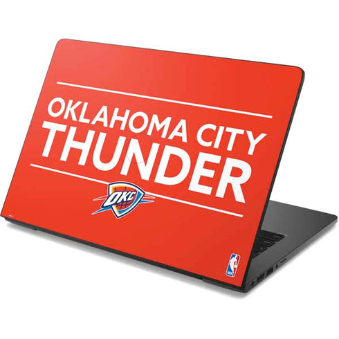 NBA Oklahoma City Thunder Standard - Orange Dell Chromebook Skin
