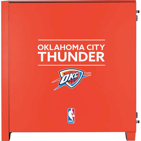 NBA Oklahoma City Thunder Standard - Orange Corsair 4000D Tempered Glass Mid-Tower ATX Case Skin