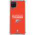 NBA Oklahoma City Thunder Standard - Orange Galaxy A12 Clear Case