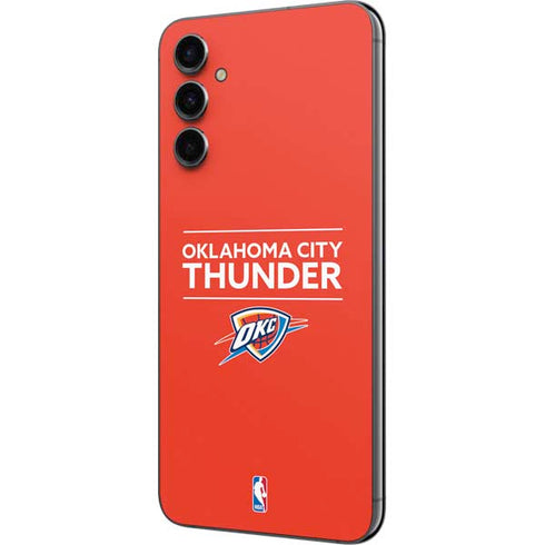 NBA Oklahoma City Thunder Standard - Orange Galaxy A14 5G Skin
