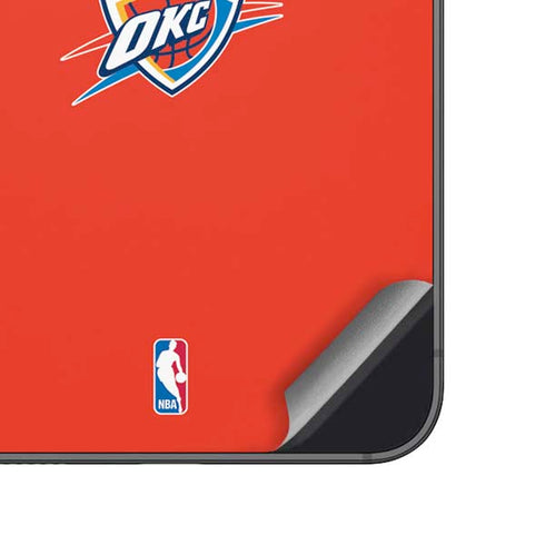 NBA Oklahoma City Thunder Standard - Orange Galaxy A14 5G Skin