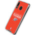 NBA Oklahoma City Thunder Standard - Orange Galaxy A30 Clear Case