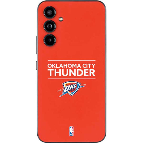 NBA Oklahoma City Thunder Standard - Orange Galaxy A54 5G Skin