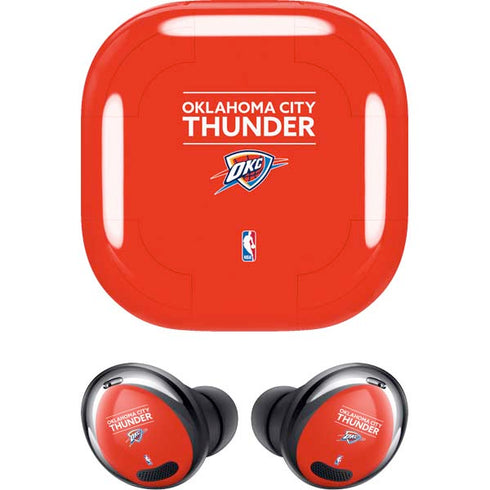 NBA Oklahoma City Thunder Standard - Orange Galaxy Buds Pro Skin