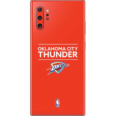 NBA Oklahoma City Thunder Standard - Orange Galaxy Note 10 Plus Skin